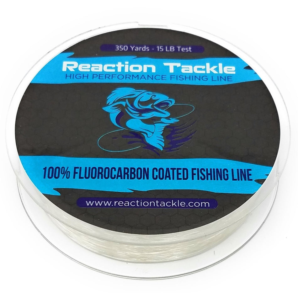 Reaction Tackle Fluorocarbon Coated Fishing Line - Get Tight Gear