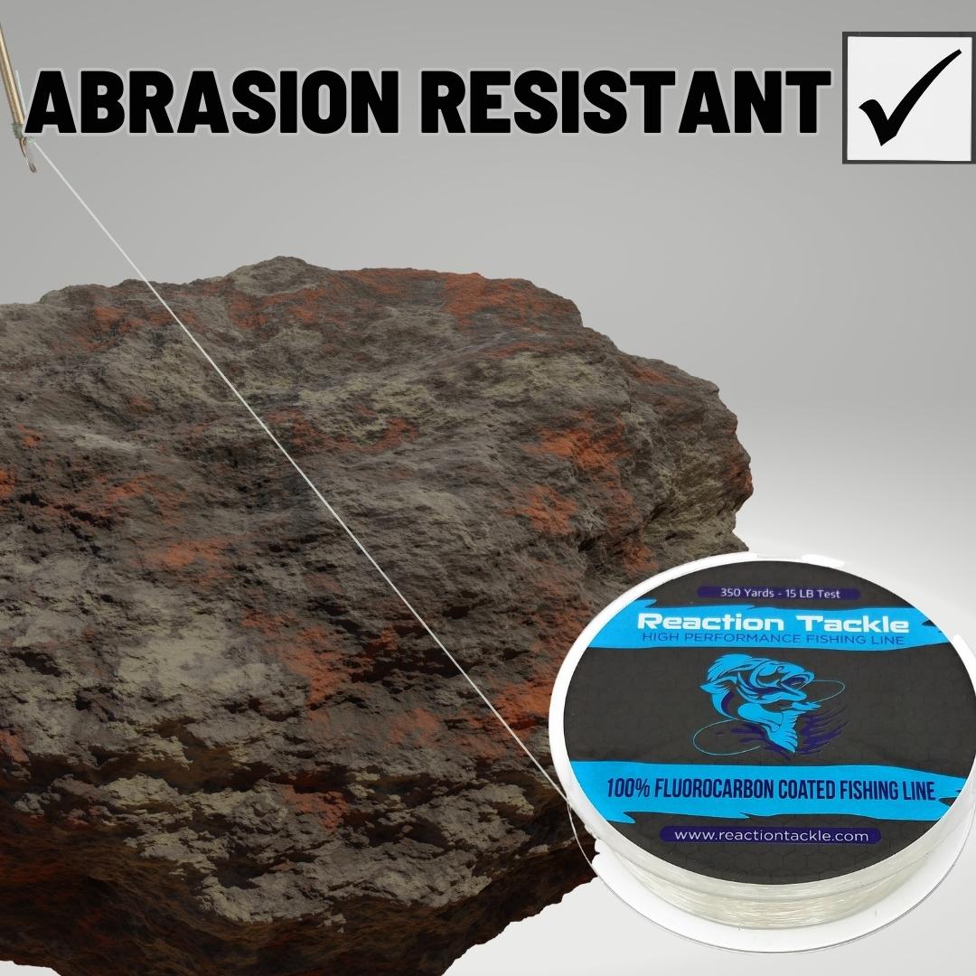 Reaction Tackle Fluorocarbon Coated Fishing Line - Get Tight Gear
