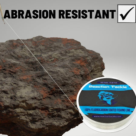 Reaction Tackle Fluorocarbon Coated Fishing Line - Get Tight Gear