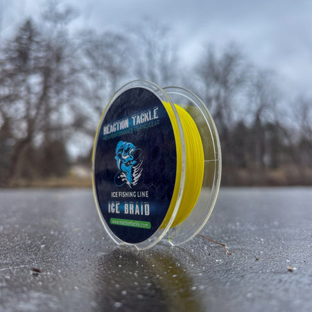 Reaction Tackle Ice Fishing Braided line - 8 Strand - Get Tight Gear