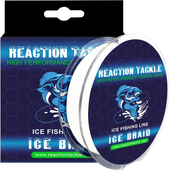 Reaction Tackle Ice Fishing Braided line - 8 Strand - Get Tight Gear
