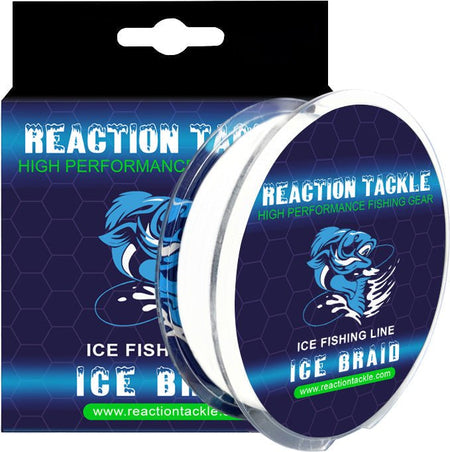 Reaction Tackle Ice Fishing Braided line - 8 Strand - Get Tight Gear