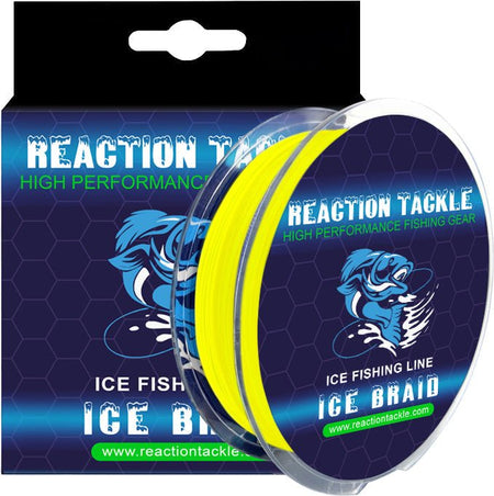 Reaction Tackle Ice Fishing Braided line - 8 Strand - Get Tight Gear