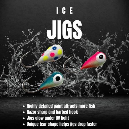 Reaction Tackle Ice Fishing Jigs - Get Tight Gear
