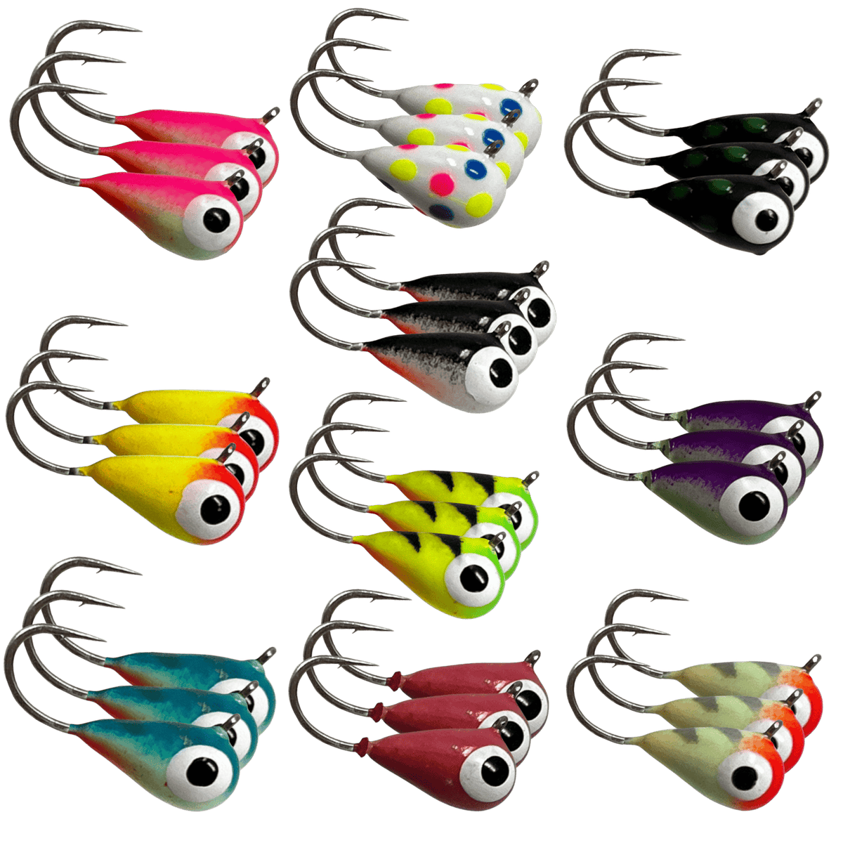 Reaction Tackle Ice Fishing Jigs - Get Tight Gear