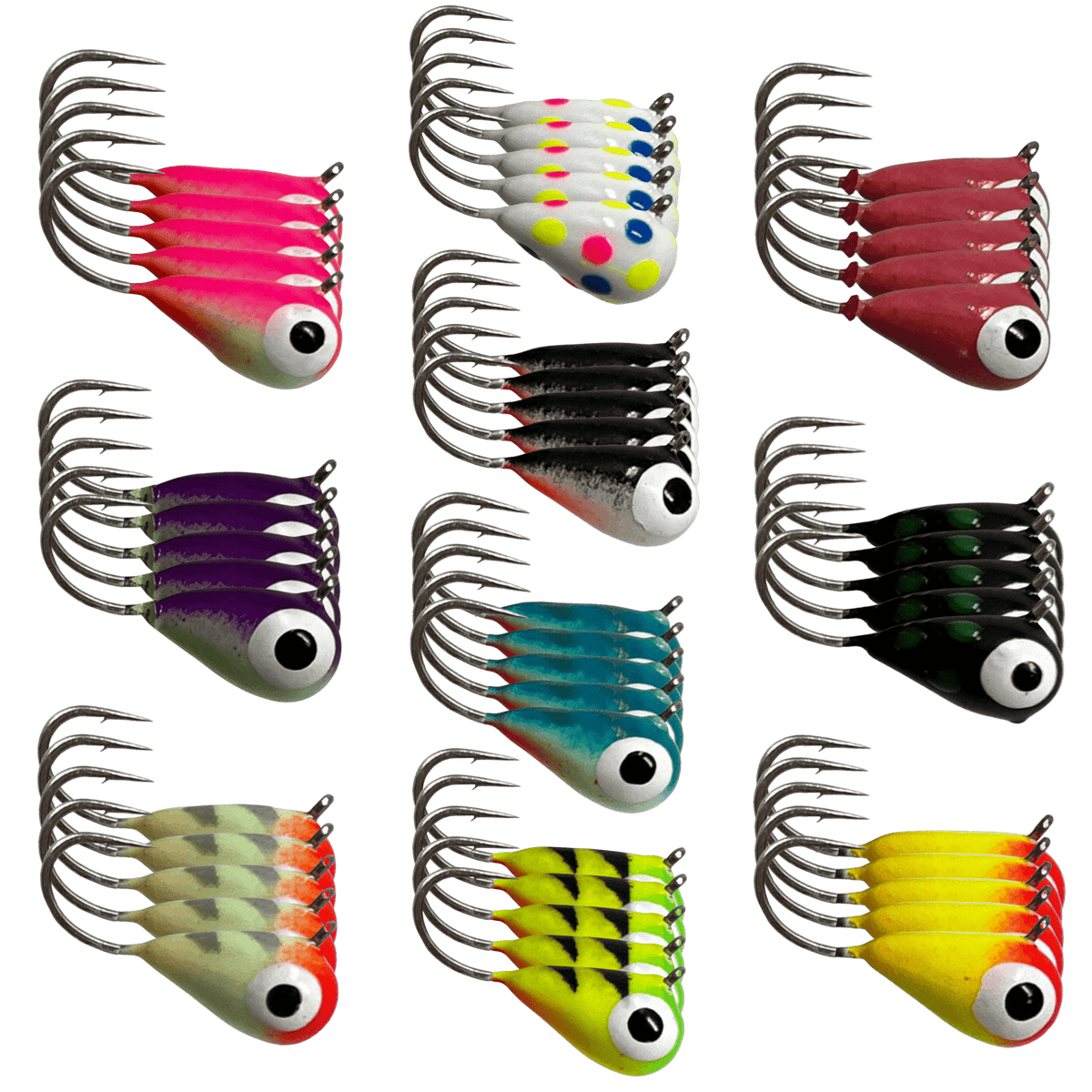 Reaction Tackle Ice Fishing Jigs - Get Tight Gear