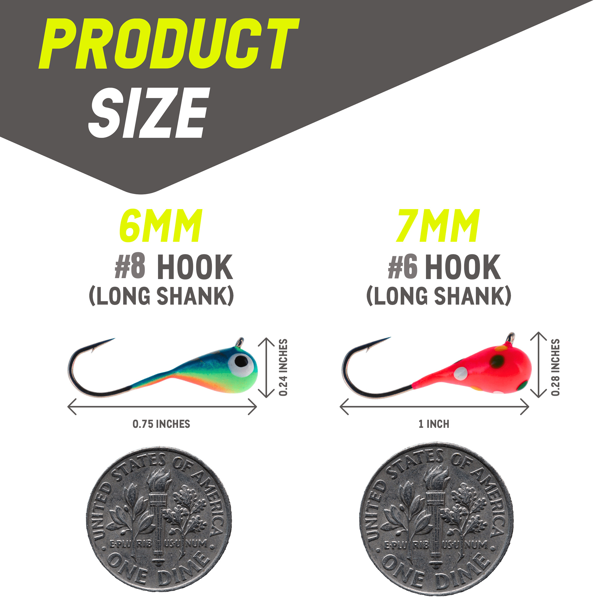 Reaction Tackle Ice Fishing Jigs - Get Tight Gear