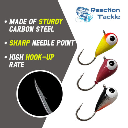 Reaction Tackle Ice Fishing Jigs - Get Tight Gear
