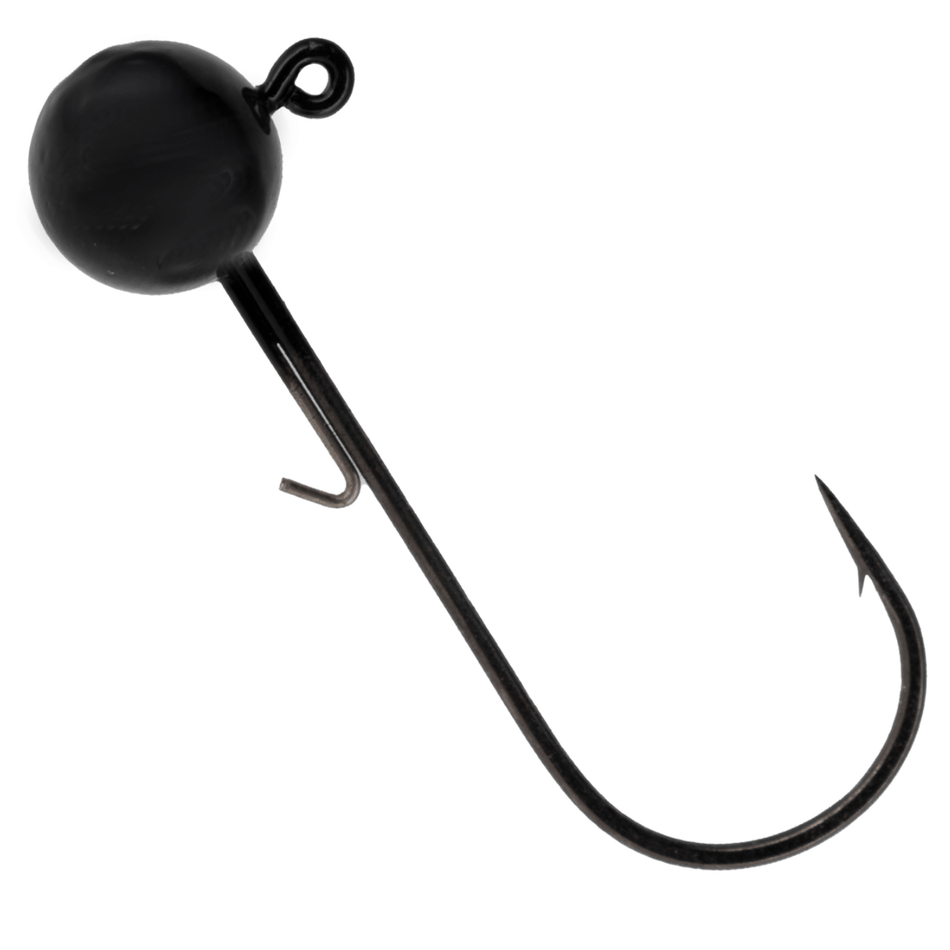 Reaction Tackle Lead Ball Jigs (10 - Pack) – Premium Round Jig Heads for Soft Plastics - New - Get Tight Gear