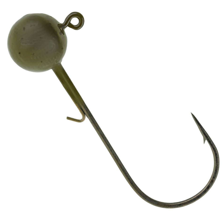 Reaction Tackle Lead Ball Jigs (10 - Pack) – Premium Round Jig Heads for Soft Plastics - New - Get Tight Gear