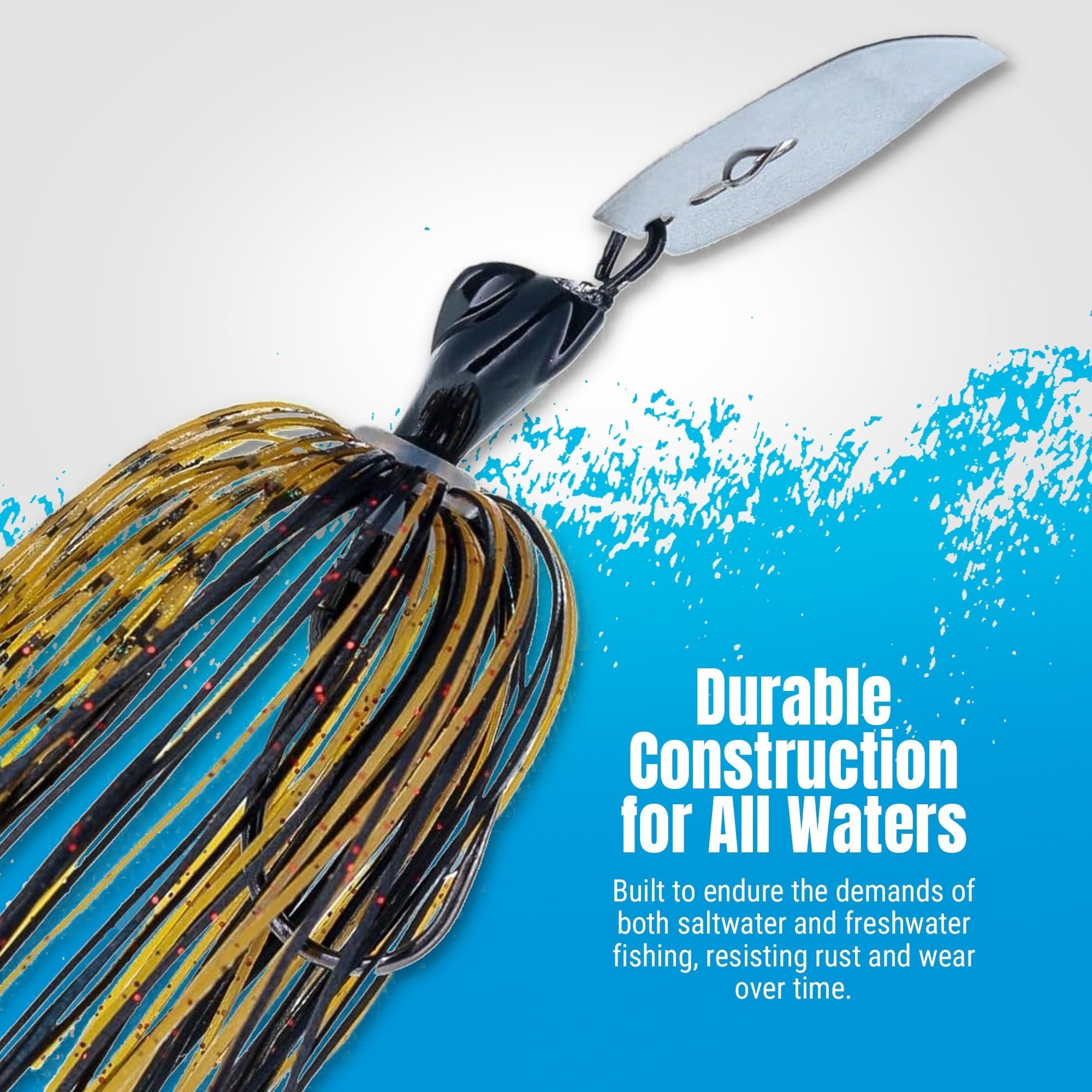 Reaction Tackle Lead Breaker Jigs - 3 - Pack; Durable Fishing Jigs for Freshwater & Saltwater - New - Get Tight Gear