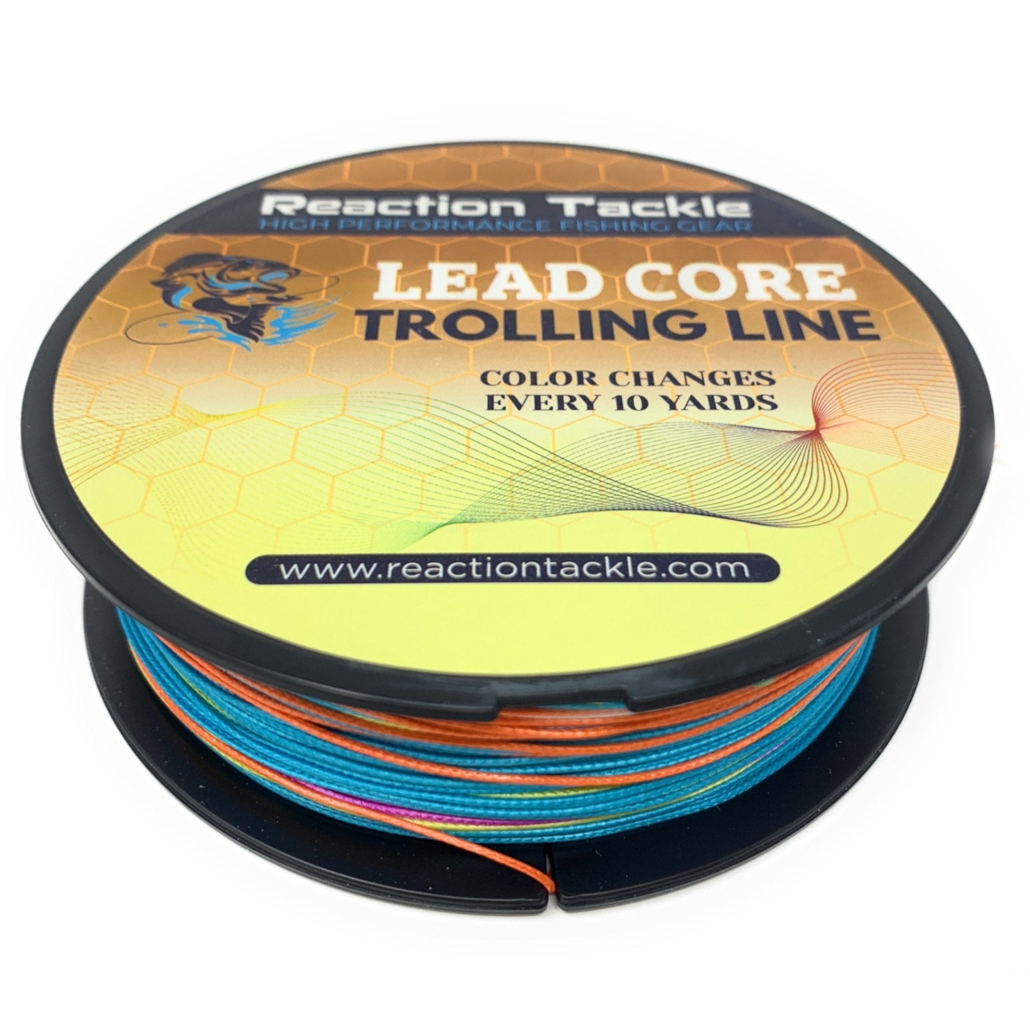 Reaction Tackle Lead Core Metered Trolling Braided Line - Get Tight Gear