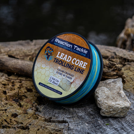 Reaction Tackle Lead Core Metered Trolling Braided Line - Get Tight Gear