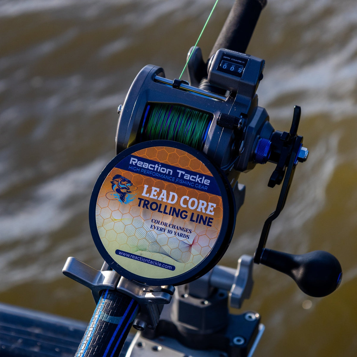 Reaction Tackle Lead Core Metered Trolling Braided Line - Get Tight Gear