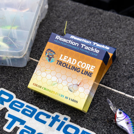Reaction Tackle Lead Core Metered Trolling Braided Line - Get Tight Gear