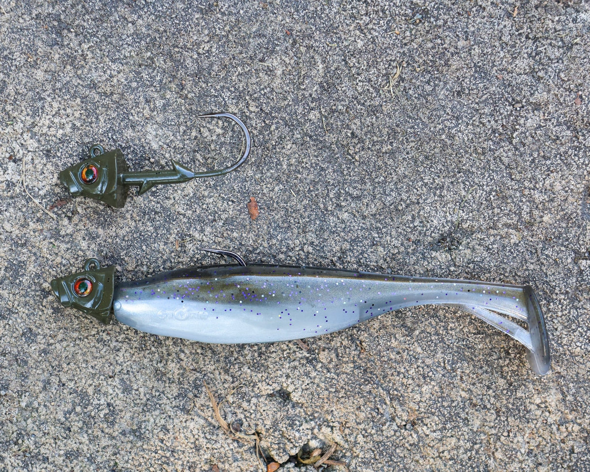 Reaction Tackle Lead Fish Head Jigs - 5 - PACK - New - Get Tight Gear