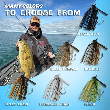 Reaction Tackle Lead Football Jigs 3 - Pack - New - Get Tight Gear