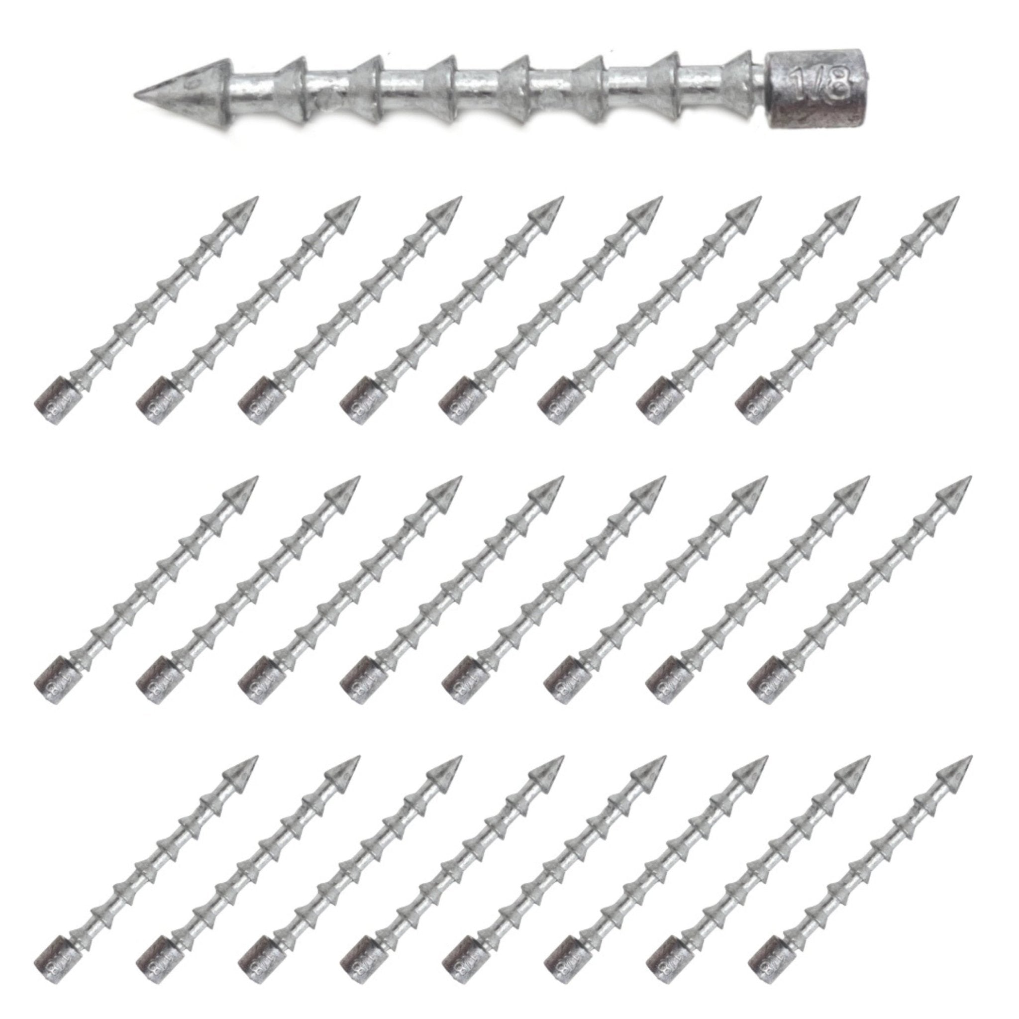 Reaction Tackle Lead Nail Weights/Insert Sinkers - Get Tight Gear