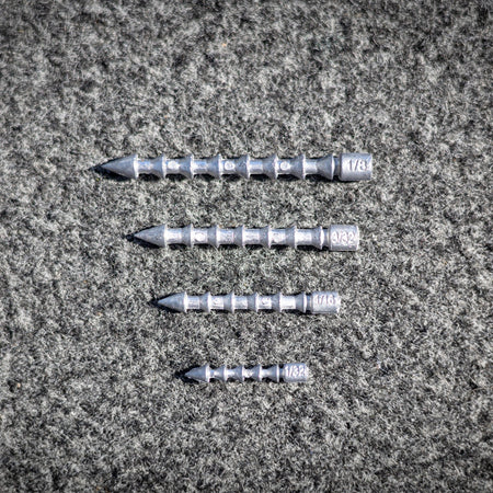 Reaction Tackle Lead Nail Weights/Insert Sinkers - Get Tight Gear