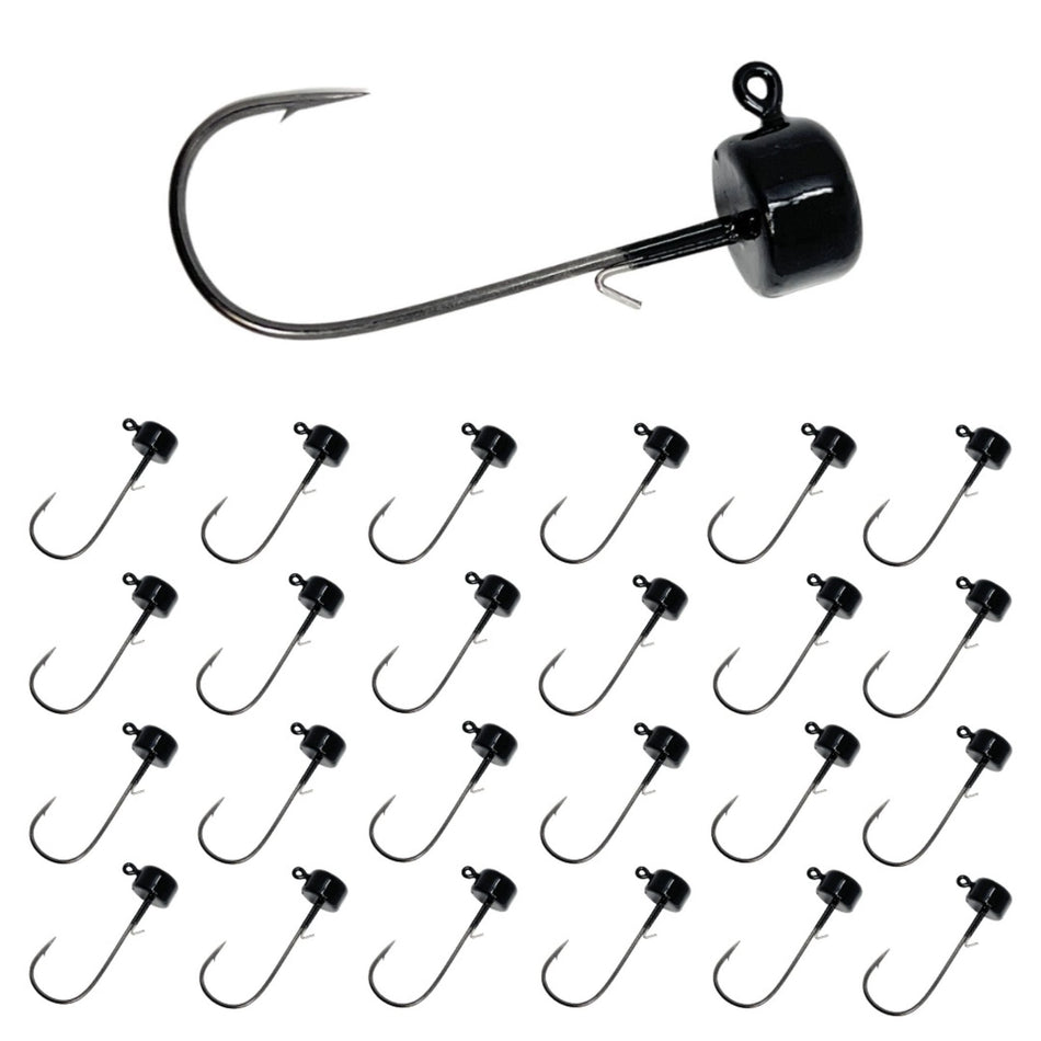 Reaction Tackle Lead Ned Rig - Shroom Jigs (25 - Pack) - Get Tight Gear