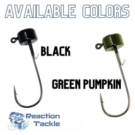 Reaction Tackle Lead Ned Rig - Shroom Jigs (25 - Pack) - Get Tight Gear