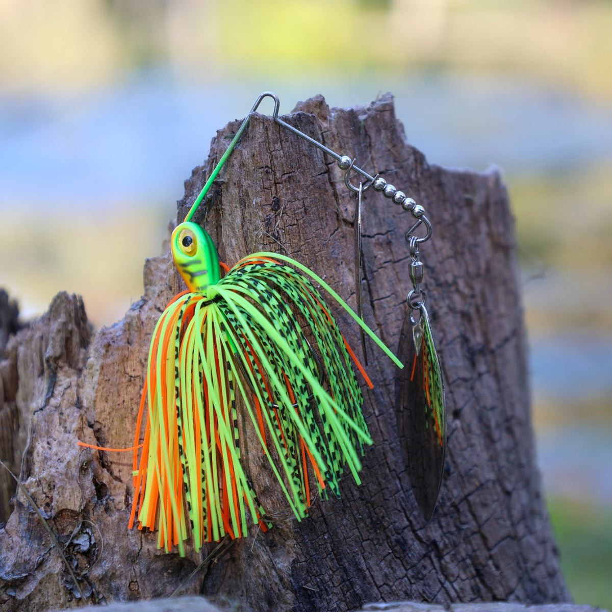 Reaction Tackle Lead Spinnerbait Jigs – 3 - Pack, Double Willow Blade - New - Get Tight Gear