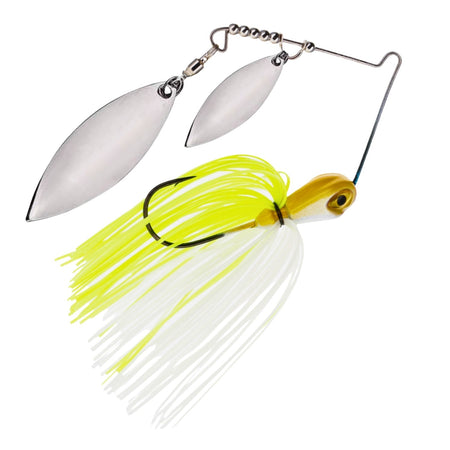Reaction Tackle Lead Spinnerbait Jigs – 3 - Pack, Double Willow Blade - New - Get Tight Gear