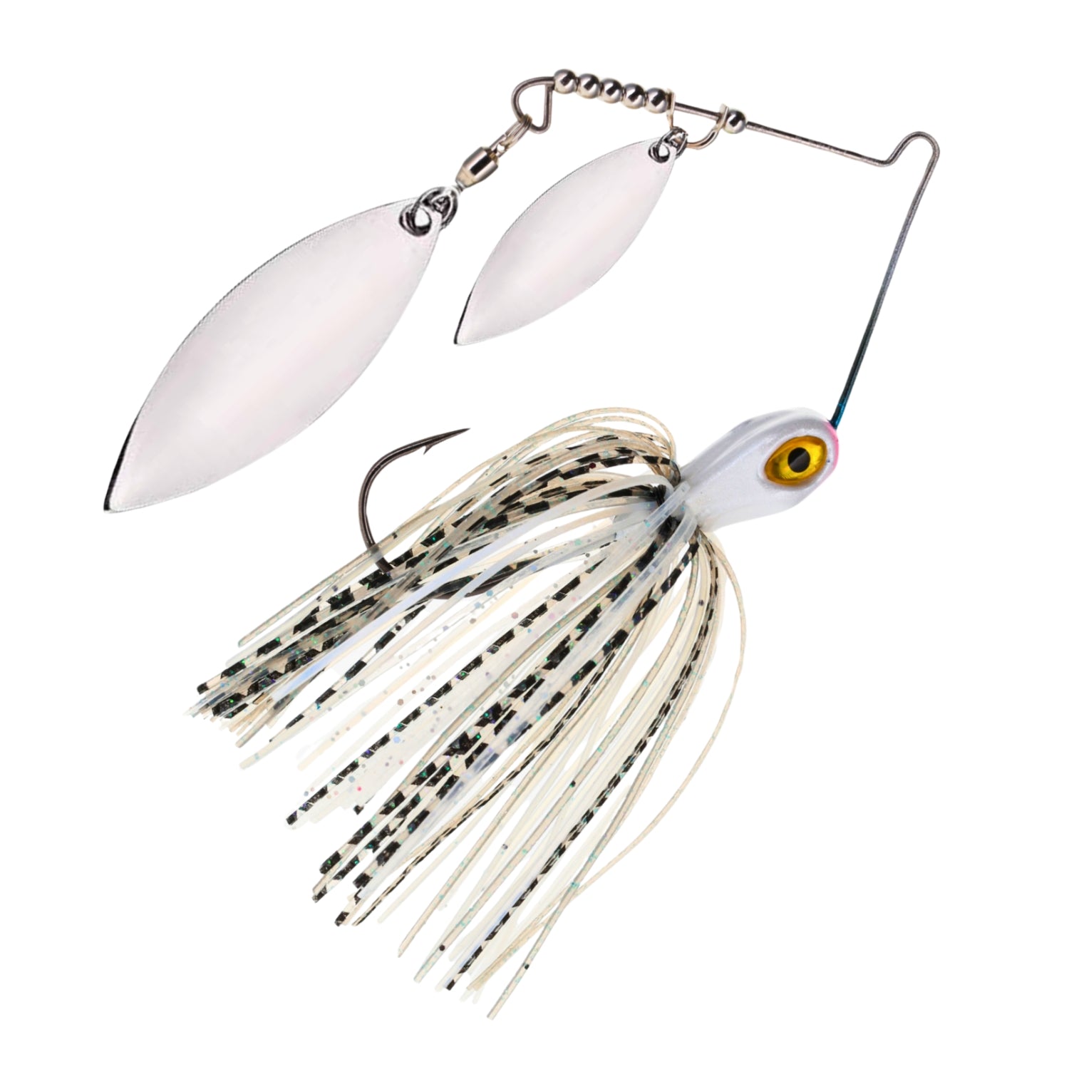 Reaction Tackle Lead Spinnerbait Jigs – 3 - Pack, Double Willow Blade - New - Get Tight Gear