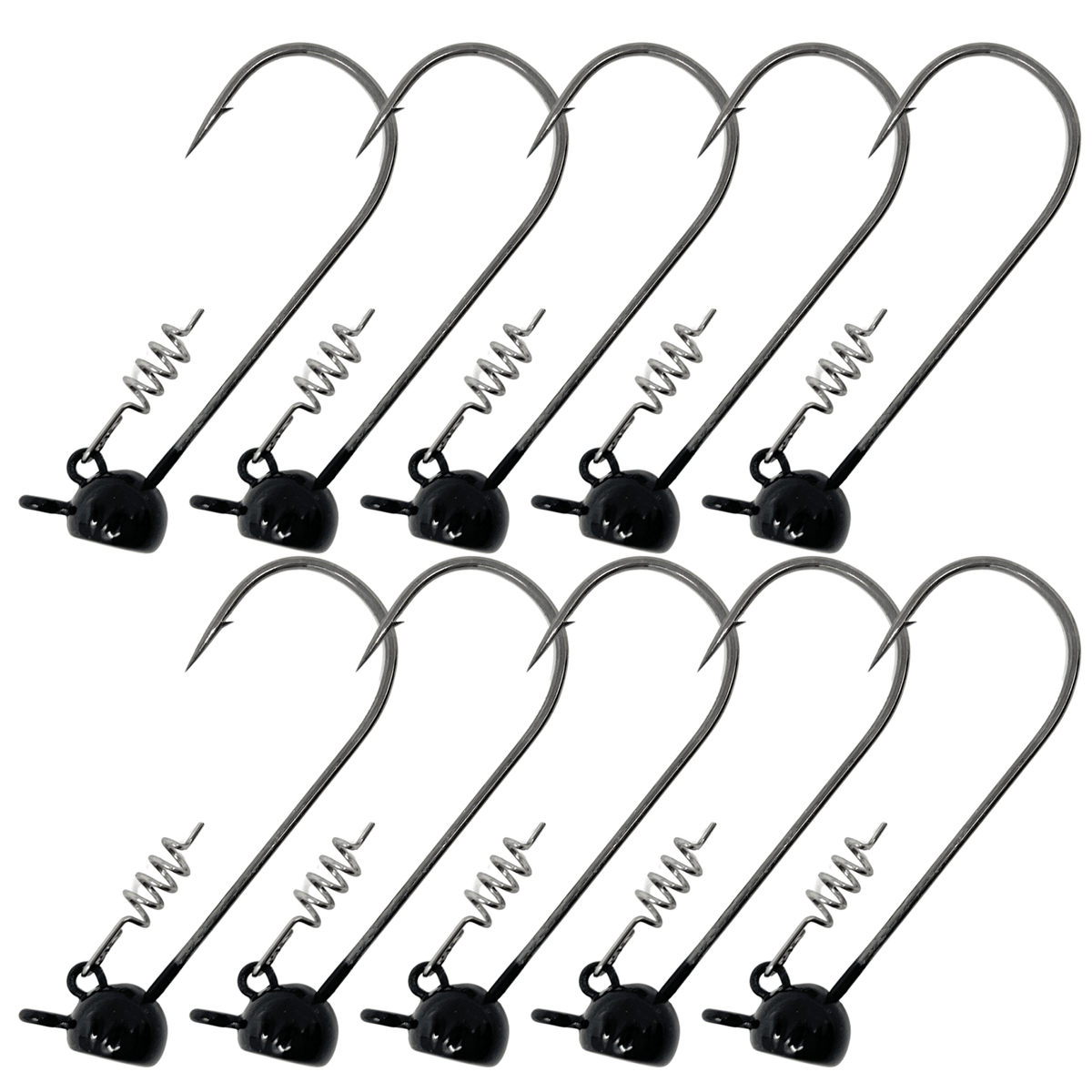 Reaction Tackle Lead Stand - Up Shaky Head Jigs (10 pack) - Get Tight Gear