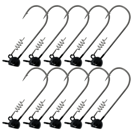 Reaction Tackle Lead Stand - Up Shaky Head Jigs (10 pack) - Get Tight Gear
