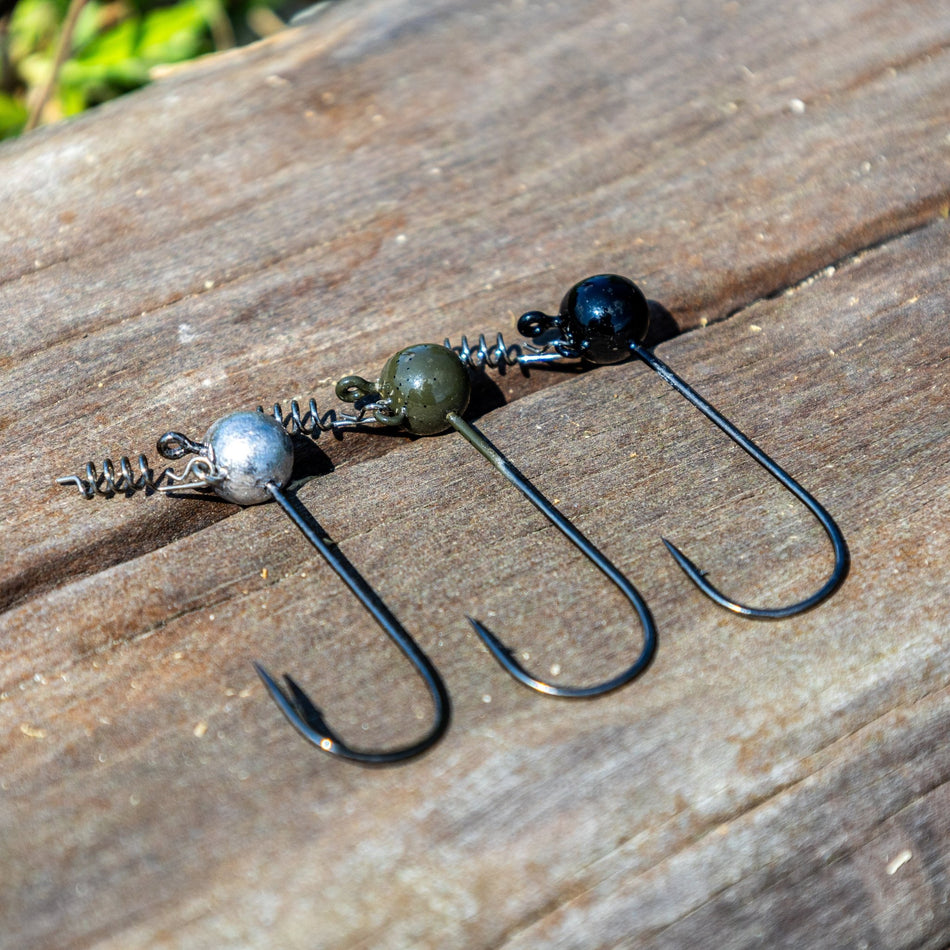 Reaction Tackle Lead Stand - Up Shaky Head Jigs (10 pack) - Get Tight Gear
