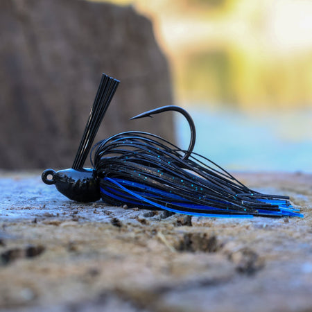 Reaction Tackle Lead Swim Jigs – Premium Weedless Bass Fishing Lures - 3 Pack - New - Get Tight Gear