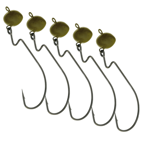 Reaction Tackle Lead Swing Football Jigs - 5 - PACK - New - Get Tight Gear