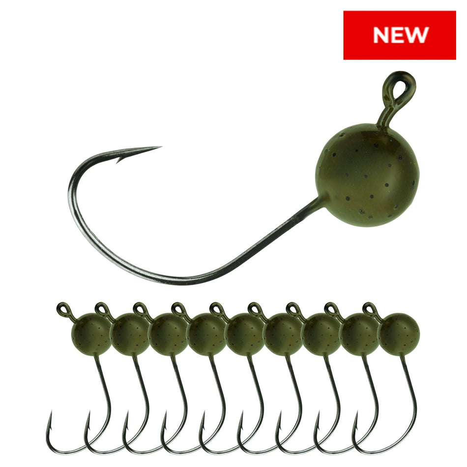 Reaction Tackle Lead Wacky Jigs - 10 - PACK - Ultra Sharp - New - Get Tight Gear