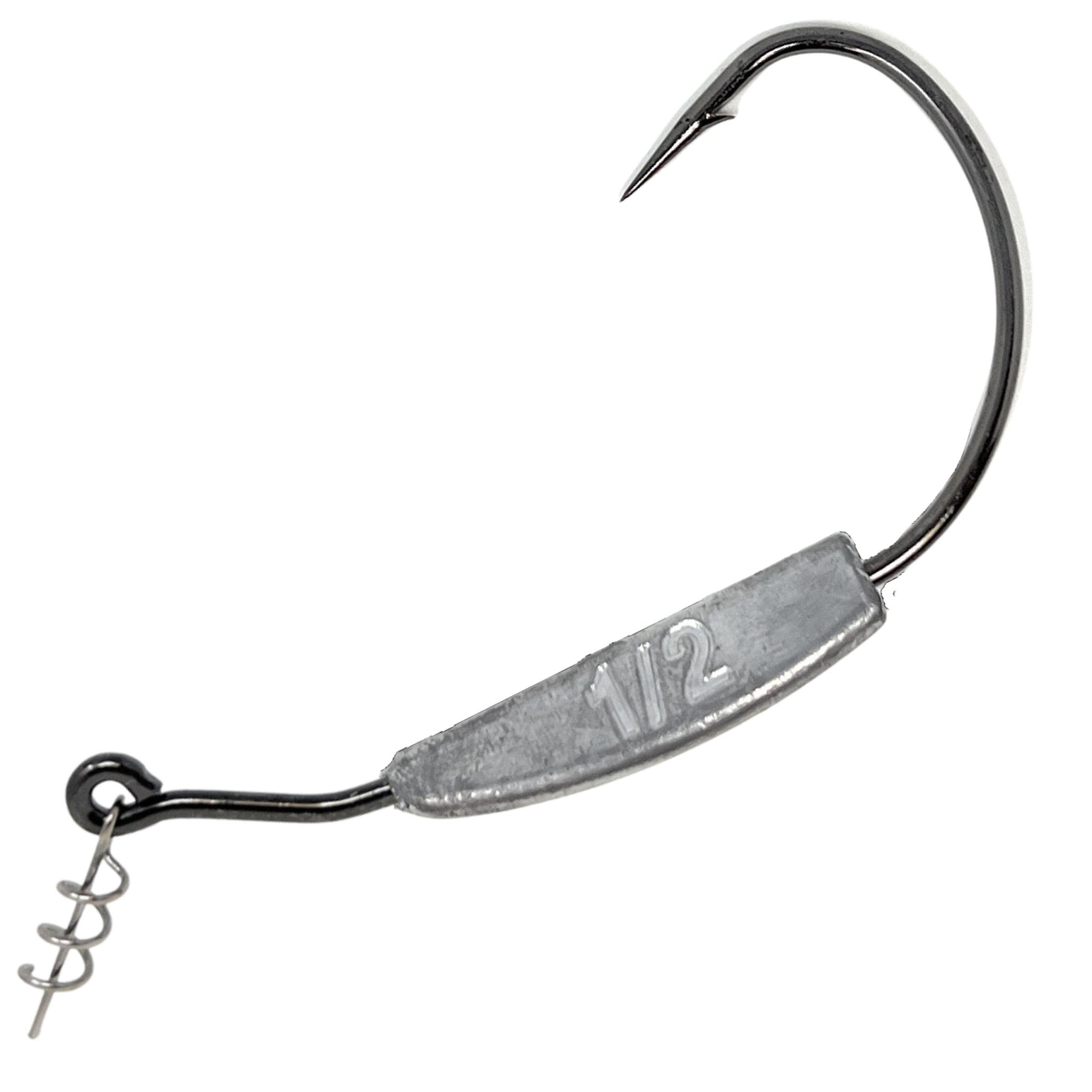 Reaction Tackle Lead Weighted Swimbait Hooks (10 - PACK) - Get Tight Gear