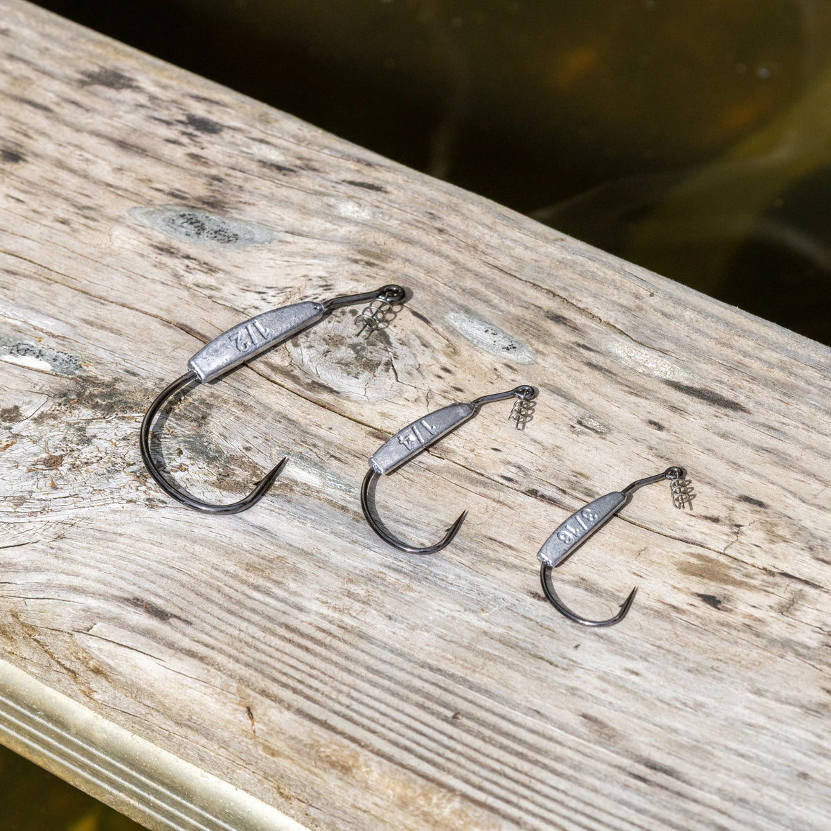 Reaction Tackle Lead Weighted Swimbait Hooks (10 - PACK) - Get Tight Gear