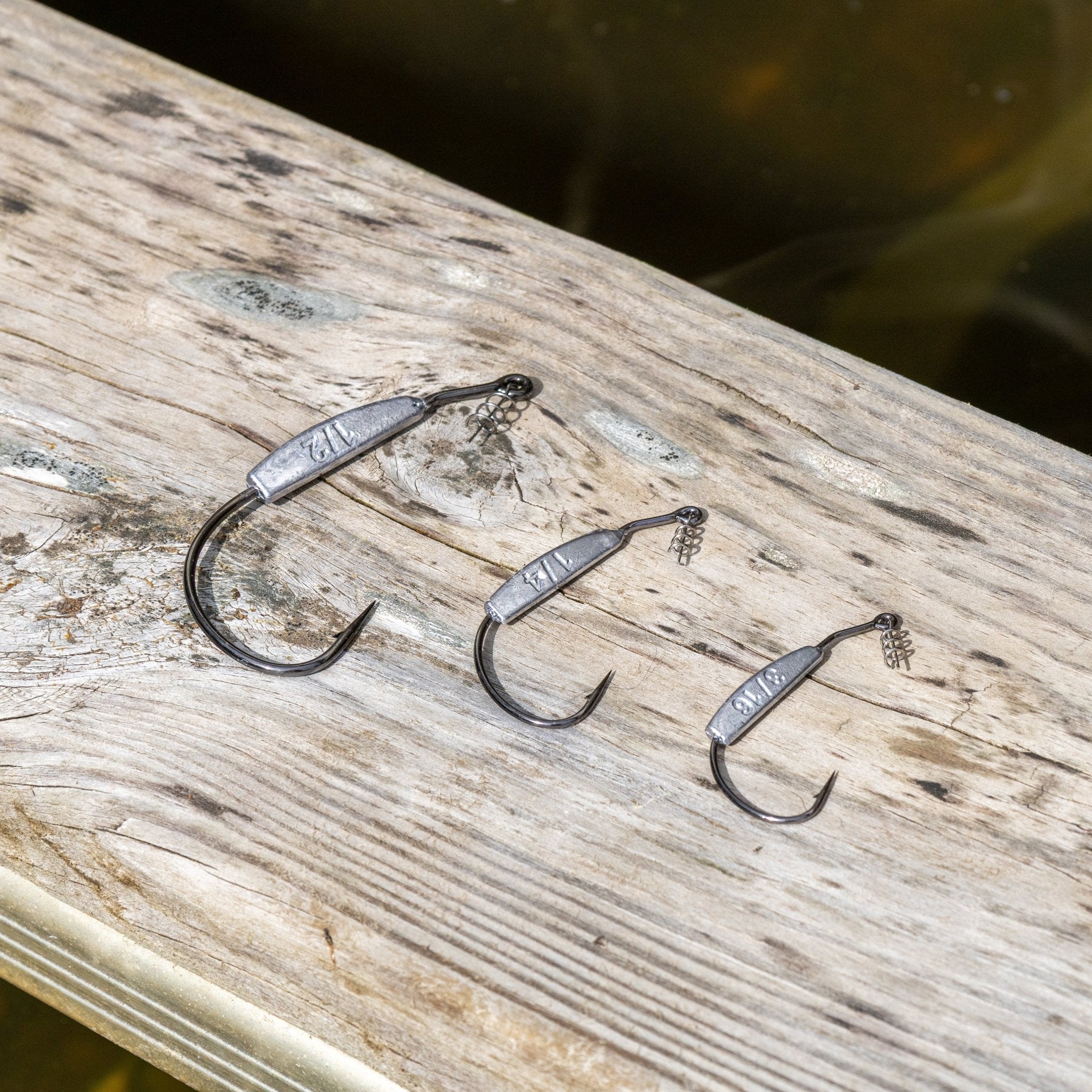 Reaction Tackle Lead Weighted Swimbait Hooks (10 - PACK) - Get Tight Gear