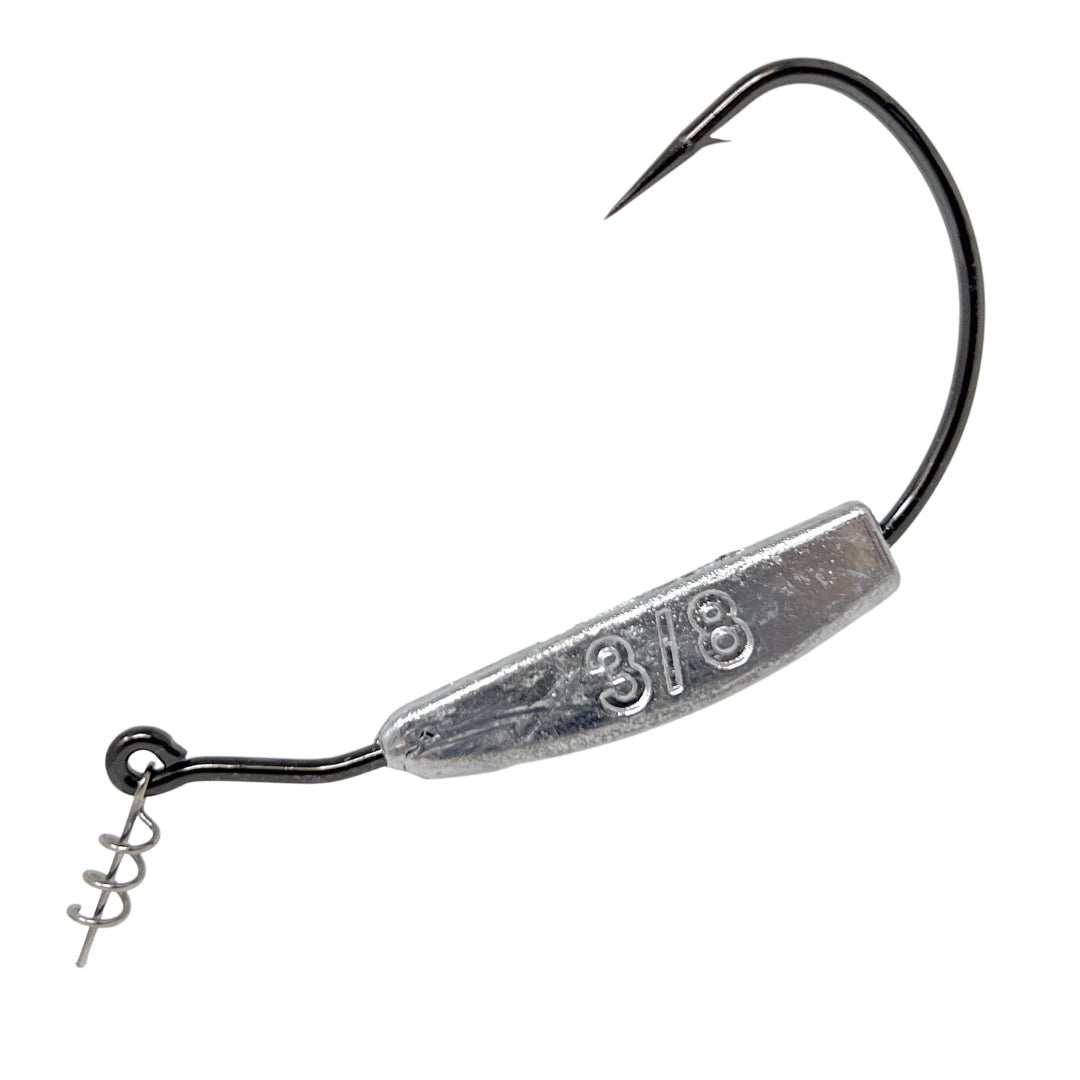 Reaction Tackle Lead Weighted Swimbait Hooks (10 - PACK) - Get Tight Gear