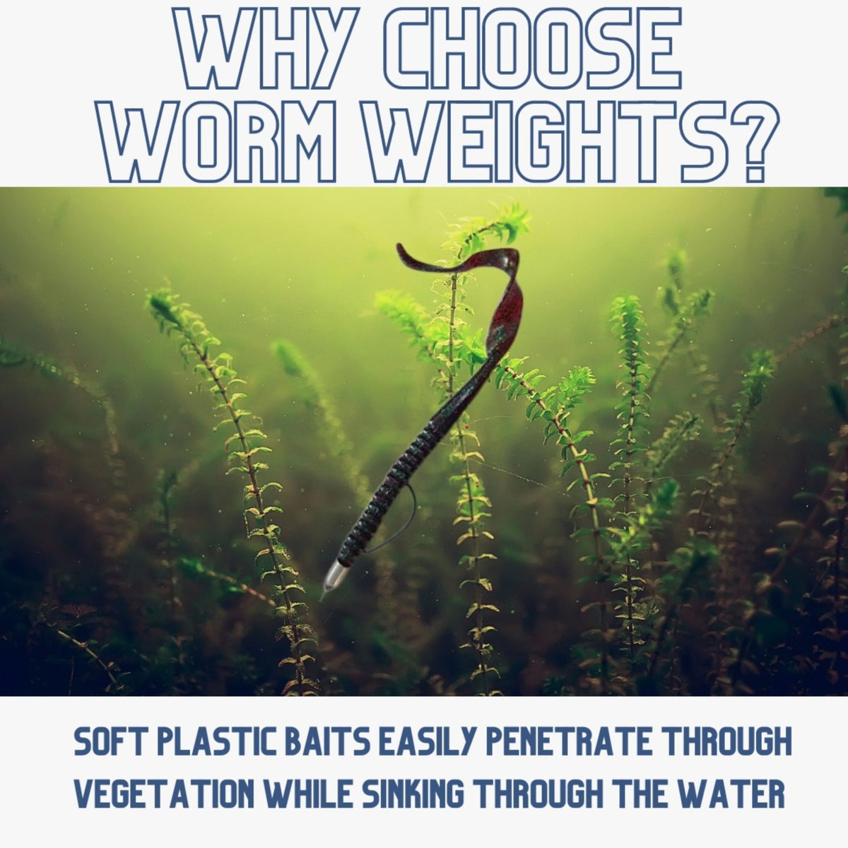 Reaction Tackle Lead Worm Weights (25 pack) - Get Tight Gear