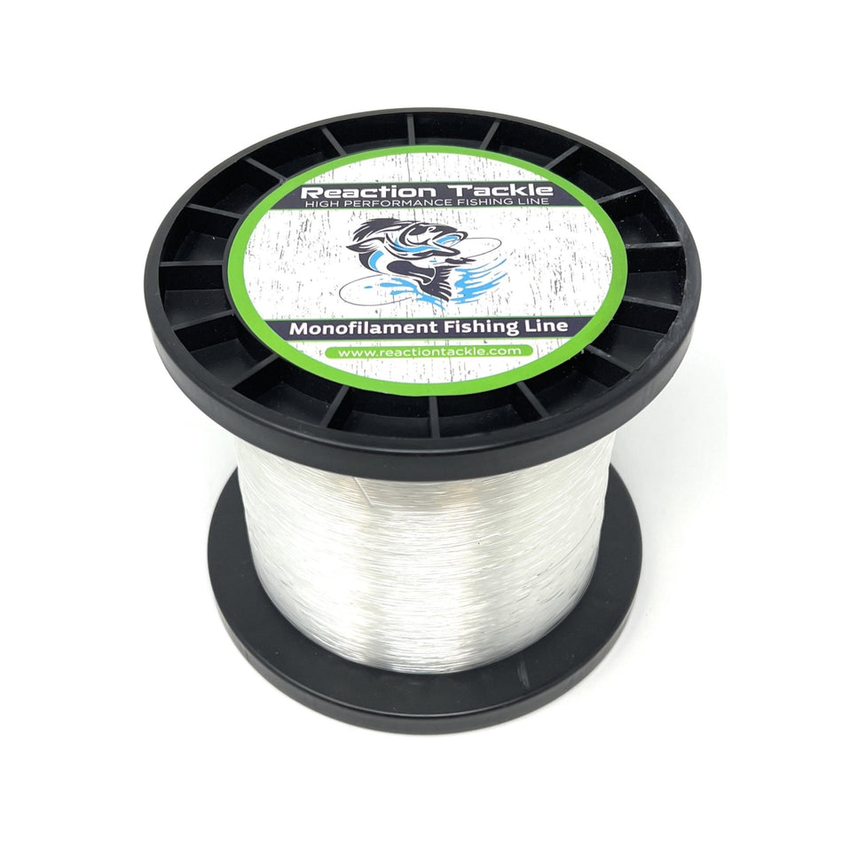 Reaction Tackle Nylon Monofilament Fishing Line - 1 Pound Jumbo Spools - Get Tight Gear
