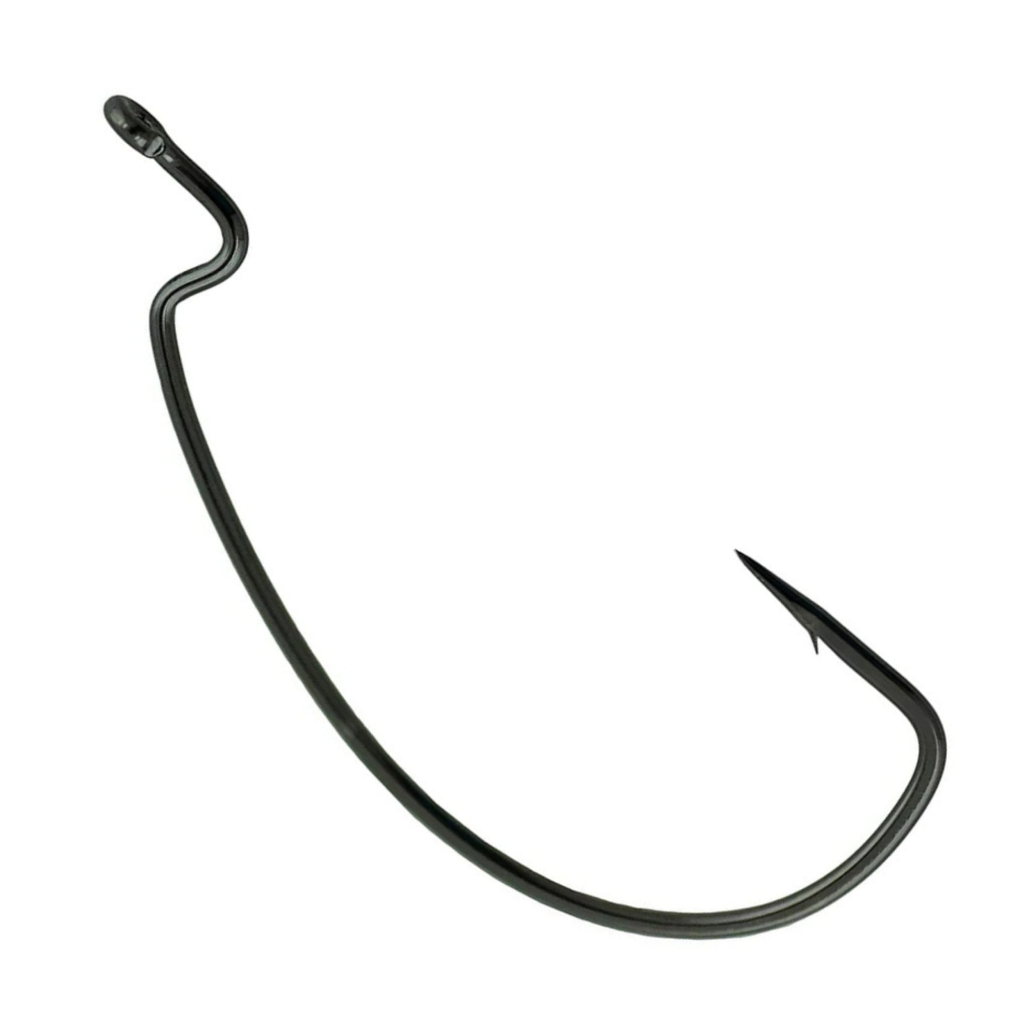 Reaction Tackle Offset EWG Worm Hooks (25 - Pack) - Get Tight Gear