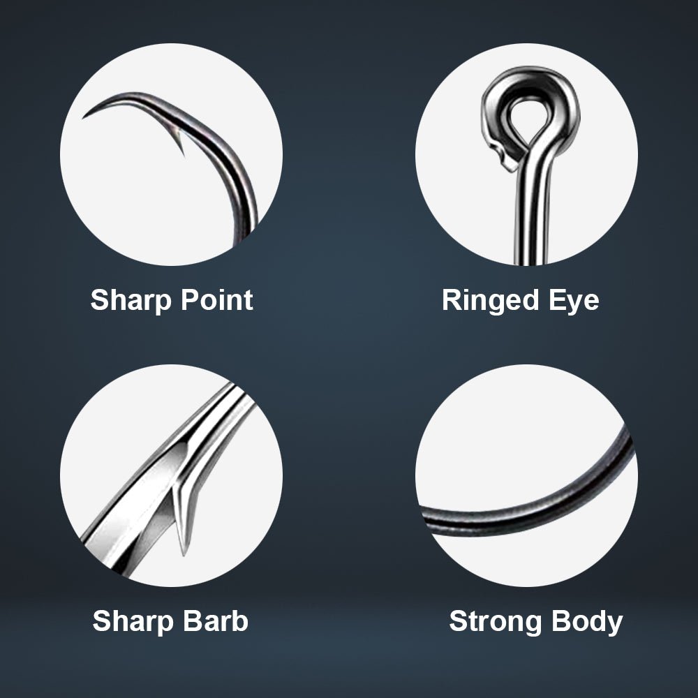 Reaction Tackle Premium Circle Hooks - 25 Pack - Get Tight Gear