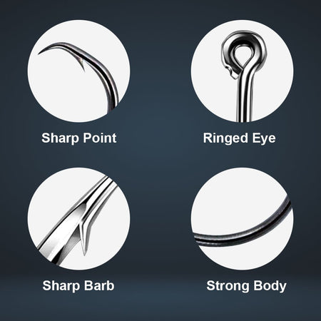 Reaction Tackle Premium Circle Hooks - 25 Pack - Get Tight Gear