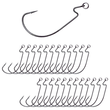Reaction Tackle Ringed EWG Hooks - 25 Pack - Get Tight Gear