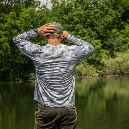 Reaction Tackle SPF UPF 50+ Long Sleeve Fishing Shirt - Get Tight Gear