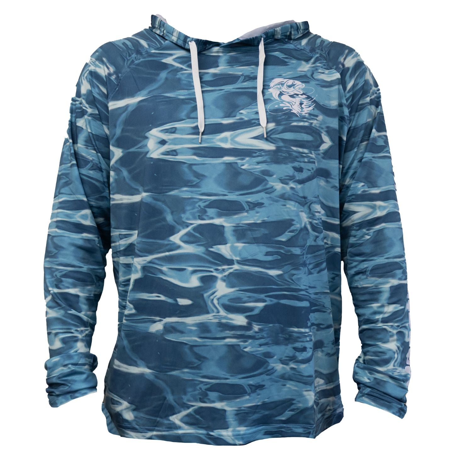 Reaction Tackle SPF UPF 50+ Long Sleeve Hooded Fishing Shirt - Get Tight Gear