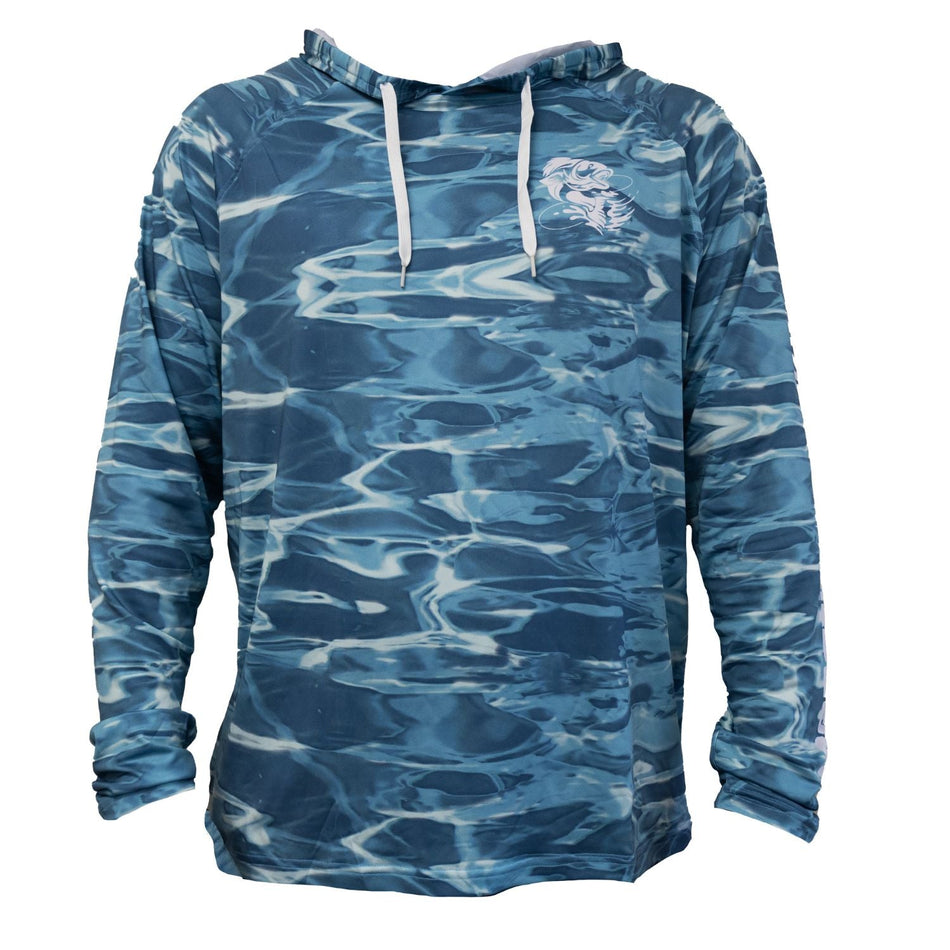 Reaction Tackle SPF UPF 50+ Long Sleeve Hooded Fishing Shirt - Get Tight Gear