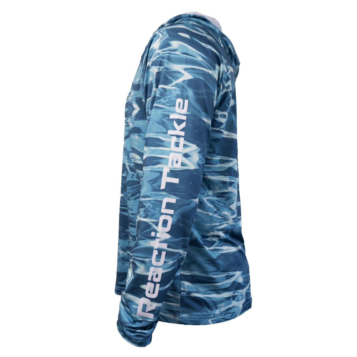 Reaction Tackle SPF UPF 50+ Long Sleeve Hooded Fishing Shirt - Get Tight Gear