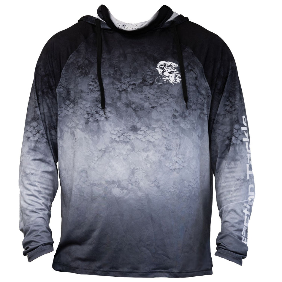 Reaction Tackle SPF UPF 50+ Long Sleeve/Hood/Gaiter Fishing Shirt - Get Tight Gear