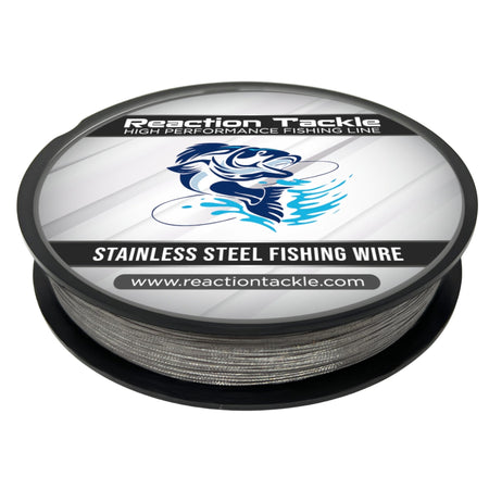 Reaction Tackle Stainless Steel Trolling Line 30LB - Get Tight Gear